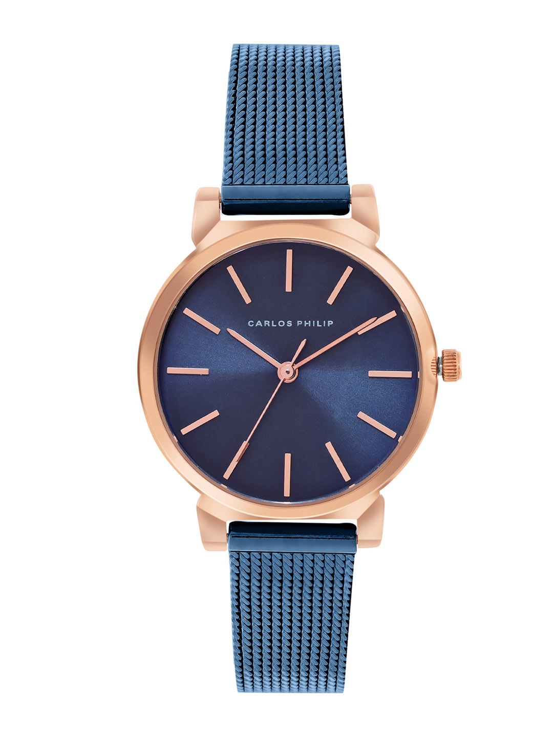 CARLOS PHILIP Women Bracelet Style Straps Analogue Watch Aurora Series 1707-4, Blue
CARLOS PHILIP Women Bracelet Style Straps Analogue Watch Aurora Series 1707-4, Blue