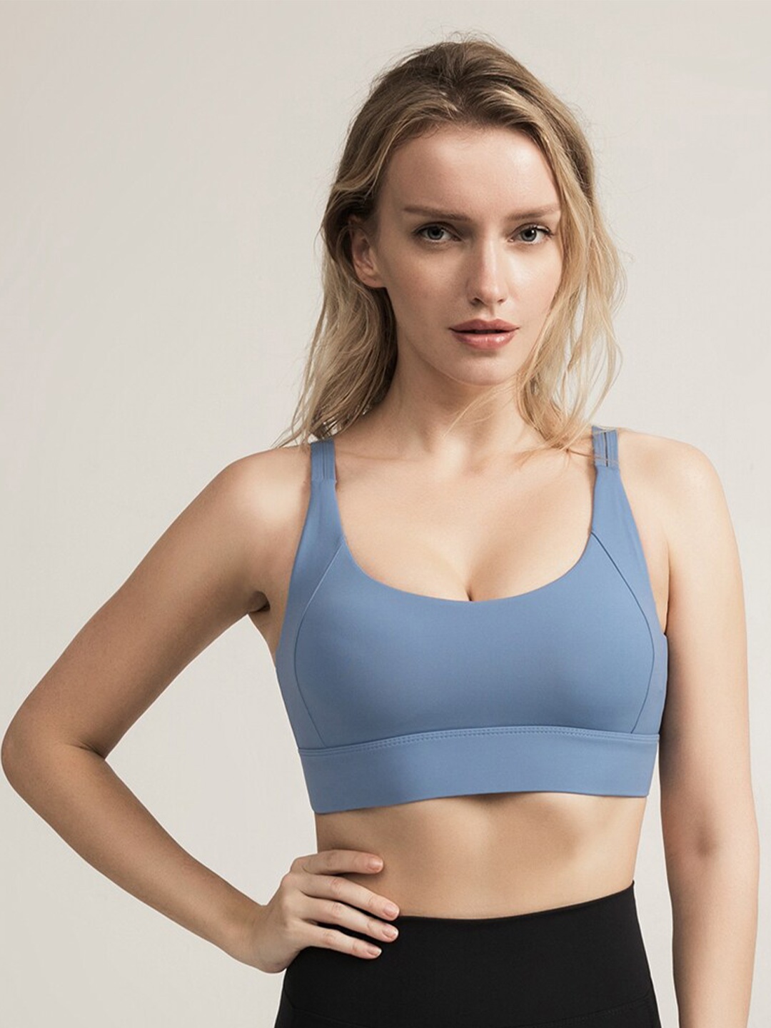 JC Collection Full Coverage Heavily Padded Workout Bra With 360 Degree Support, Blue
JC Collection Full Coverage Heavily Padded Workout Bra With 360 Degree Support, Blue