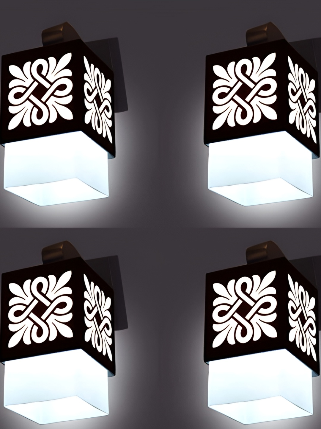 ADWAIT Black & White 4 Pieces Printed Glass Contemporary Rectangle Shaped Wall Lamps
ADWAIT Black & White 4 Pieces Printed Glass Contemporary Rectangle Shaped Wall Lamps