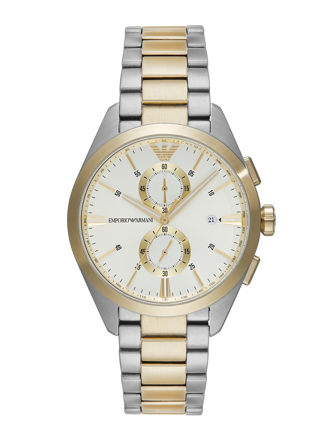 Emporio Armani Men Dial & Stainless Steel Bracelet Style Straps Analogue Watch AR11605, Gold
Emporio Armani Men Dial & Stainless Steel Bracelet Style Straps Analogue Watch AR11605, Gold