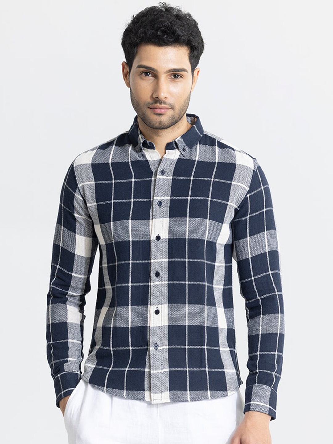 Snitch Classic Slim Fit Long Sleeves Spread Collar Cotton Opaque Printed Casual Shirt, Navy blue
Snitch Classic Slim Fit Long Sleeves Spread Collar Cotton Opaque Printed Casual Shirt, Navy blue