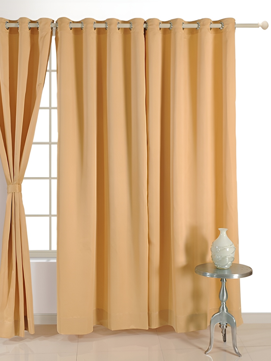 SWAYAM Beige Regular Door Curtain