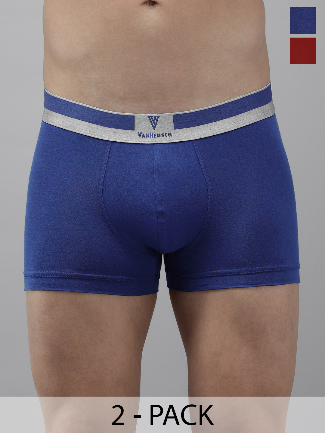 Van Heusen Pack Of 2 Ultra Soft Trunks, Blue 
Van Heusen Pack Of 2 Ultra Soft Trunks, Blue