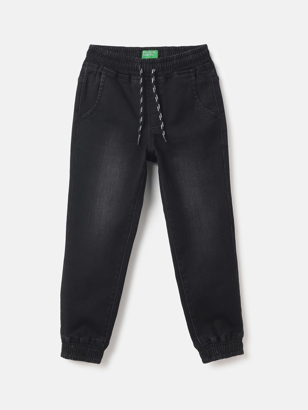 United Colors of Benetton Boys Jogger Clean Look Light Fade Stretchable Jeans, Black
United Colors of Benetton Boys Jogger Clean Look Light Fade Stretchable Jeans, Black