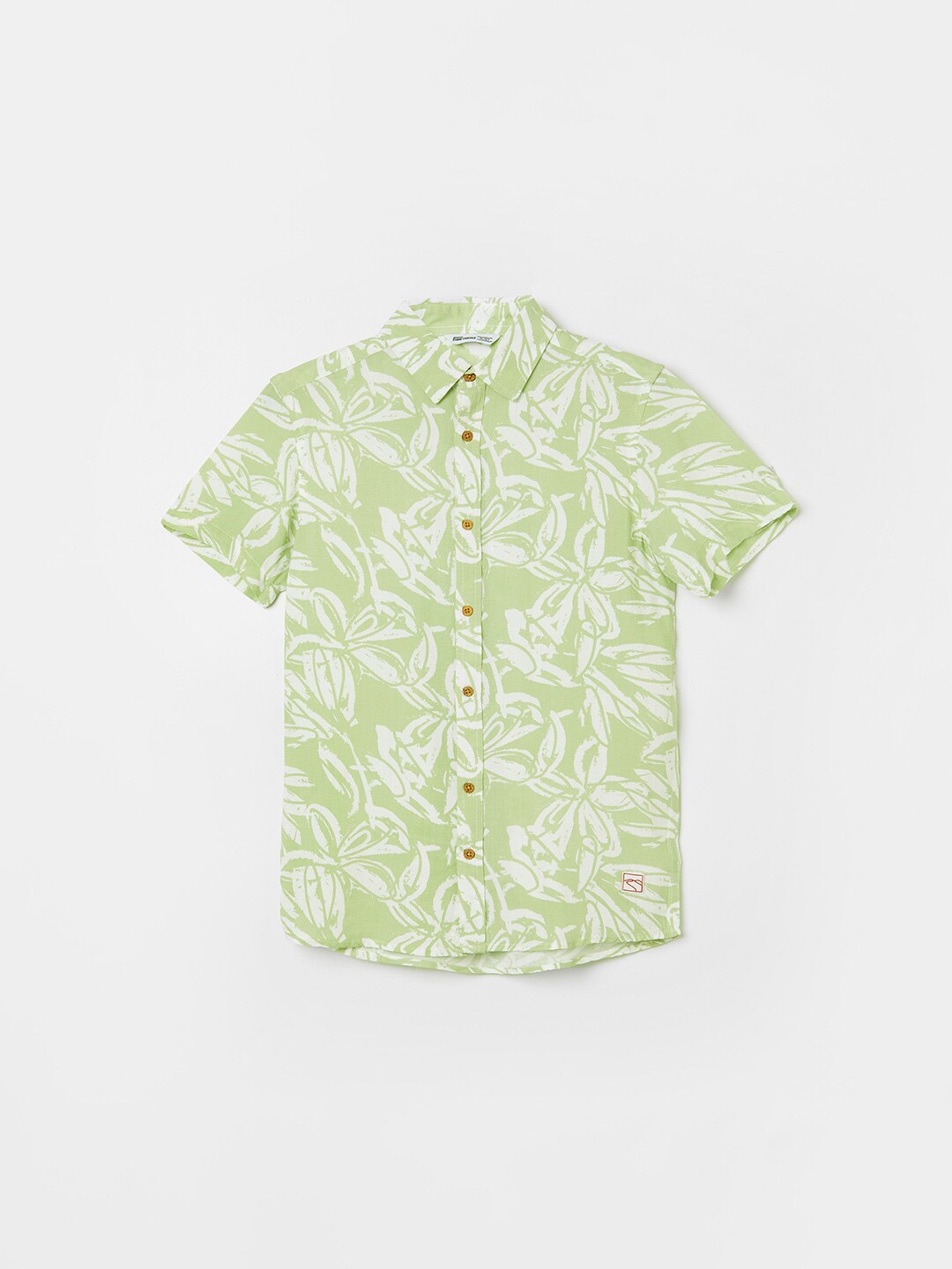 Fame Forever by Lifestyle Boys Spread Collar Conversational Printed Casual Shirt, Green
Fame Forever by Lifestyle Boys Spread Collar Conversational Printed Casual Shirt, Green