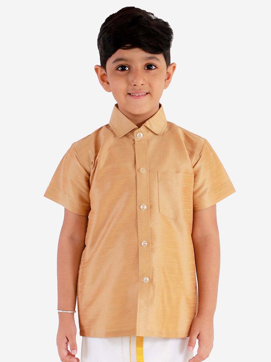 VASTRAMAY Boys Premium Spread Collar Short Sleeves Regular Fit Casual Shirt, Rose gold
VASTRAMAY Boys Premium Spread Collar Short Sleeves Regular Fit Casual Shirt, Rose gold