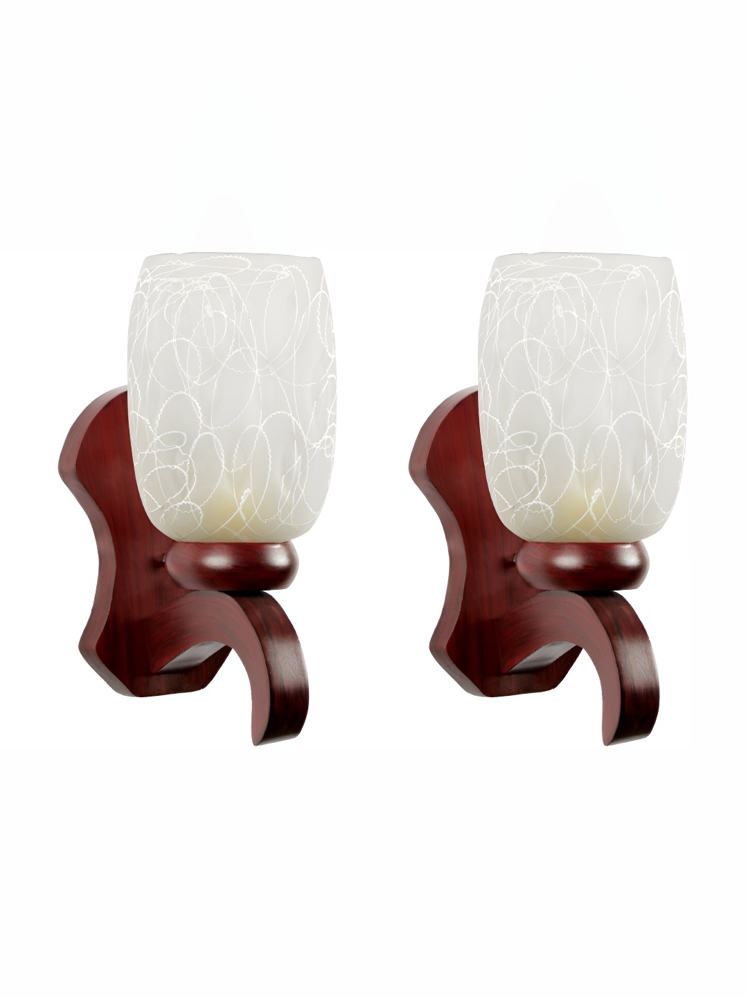 1ST TIME White & Gold-Toned 2Pcs Printed Glass Contemporary Cylinder Shaped Wall Lamps
1ST TIME White & Gold-Toned 2Pcs Printed Glass Contemporary Cylinder Shaped Wall Lamps