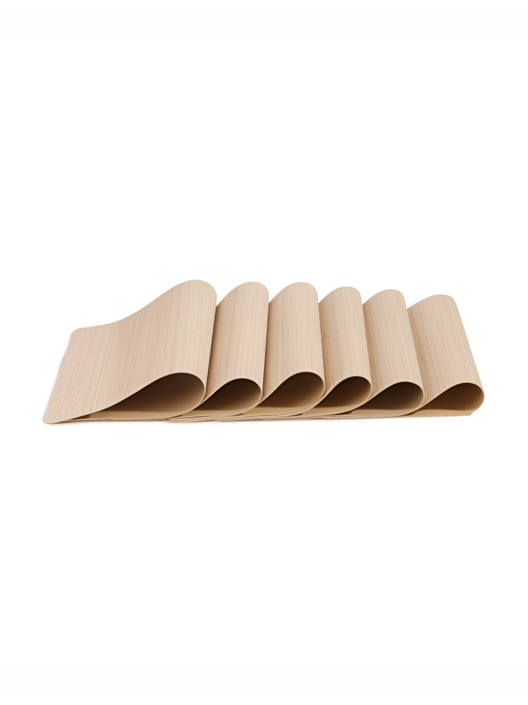 OBSESSIONS Beige & White 6 Pieces Striped Heat Resistant Rectangle Table Placemats
OBSESSIONS Beige & White 6 Pieces Striped Heat Resistant Rectangle Table Placemats
