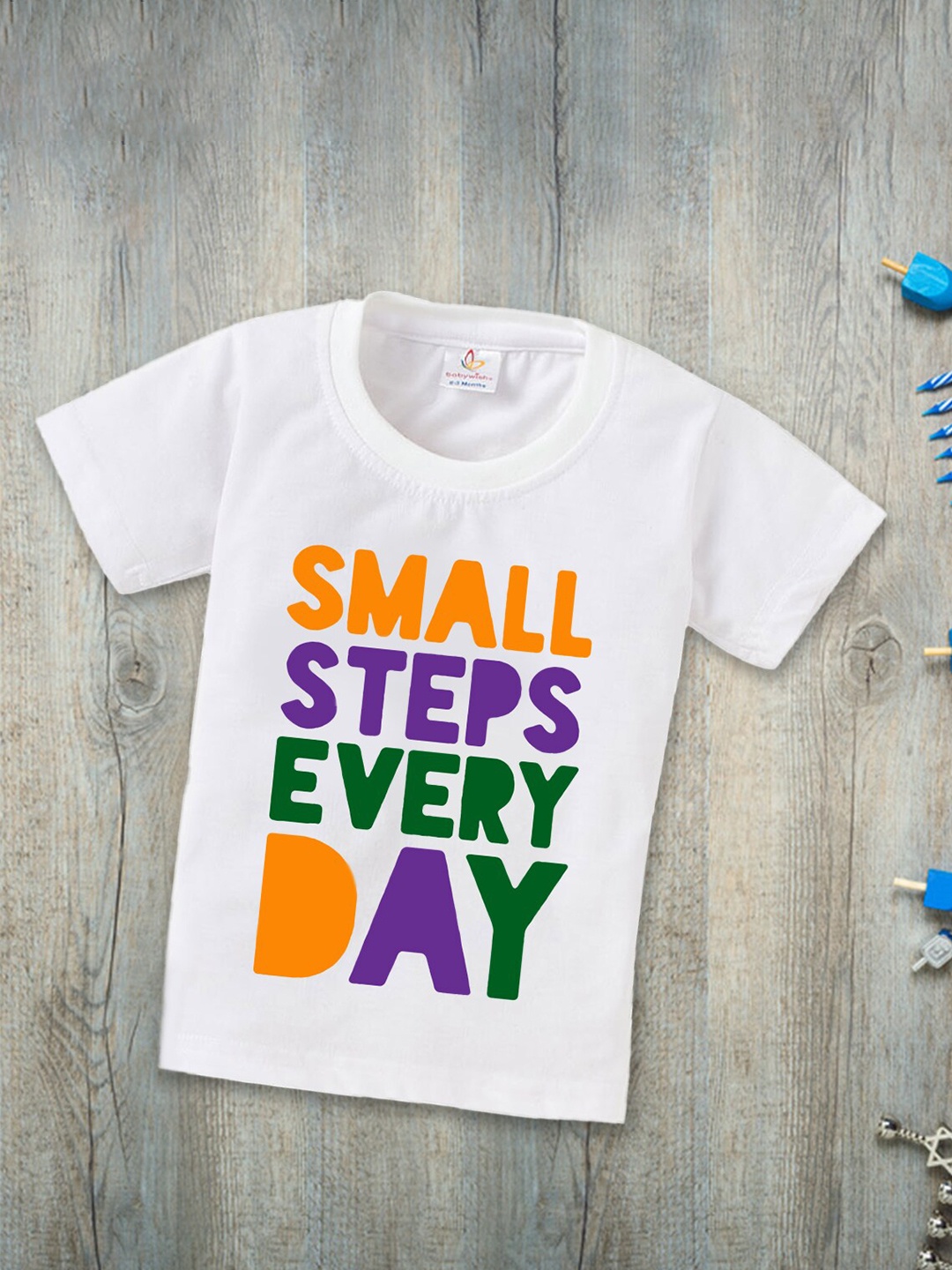 Babywish Kids Typography Printed Round Neck Short Sleeves Cotton Relaxed Fit T-shirt, White
Babywish Kids Typography Printed Round Neck Short Sleeves Cotton Relaxed Fit T-shirt, White