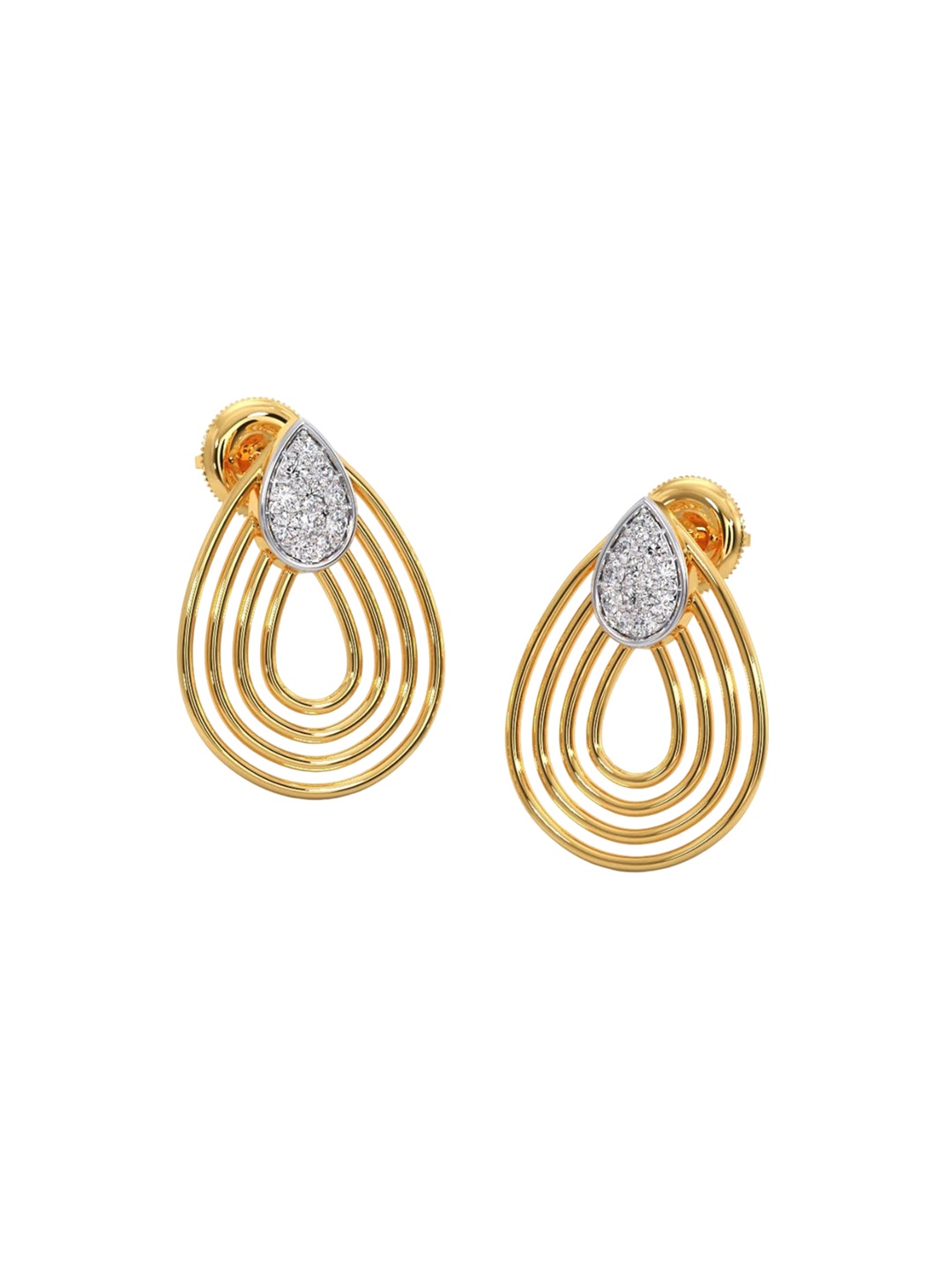CANDERE A KALYAN JEWELLERS COMPANY BIS Hallmark 14KT (585) Gold Diamond Earrings-2.64 gm
CANDERE A KALYAN JEWELLERS COMPANY BIS Hallmark 14KT (585) Gold Diamond Earrings-2.64 gm