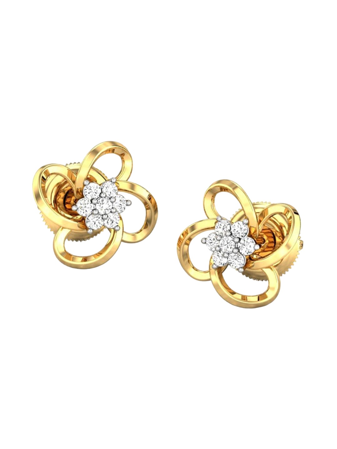 CANDERE A KALYAN JEWELLERS COMPANY 18KT (750) Gold Cubic Zirconia Studded Earrings-2.51 gm
CANDERE A KALYAN JEWELLERS COMPANY 18KT (750) Gold Cubic Zirconia Studded Earrings-2.51 gm