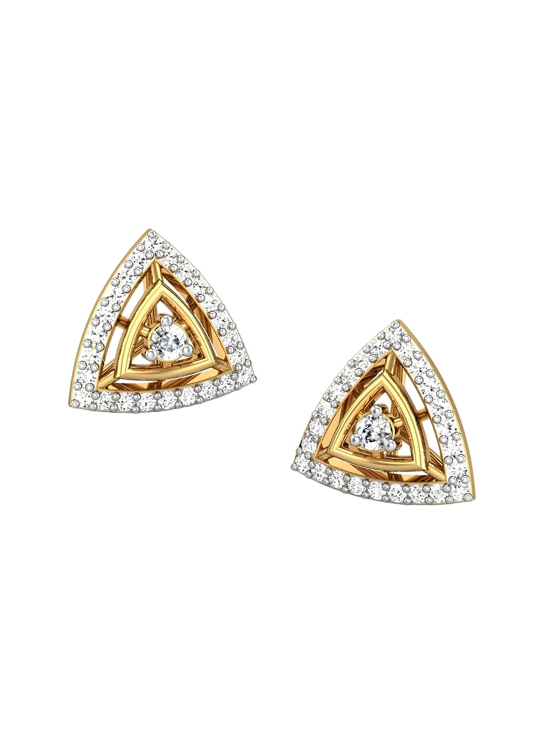 CANDERE A KALYAN JEWELLERS COMPANY 18KT (750) Gold Cubic Zirconia Studded Earrings-2.85 gm
CANDERE A KALYAN JEWELLERS COMPANY 18KT (750) Gold Cubic Zirconia Studded Earrings-2.85 gm