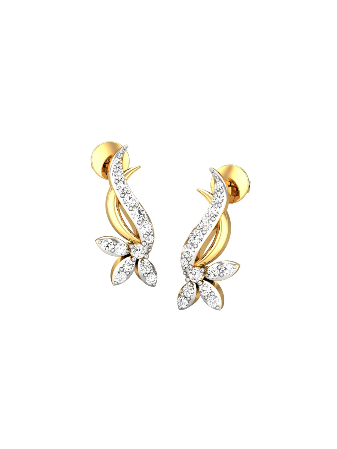 CANDERE A KALYAN JEWELLERS COMPANY 22KT (916) Gold Cubic Zirconia Studded Earrings-3.39 gm
CANDERE A KALYAN JEWELLERS COMPANY 22KT (916) Gold Cubic Zirconia Studded Earrings-3.39 gm