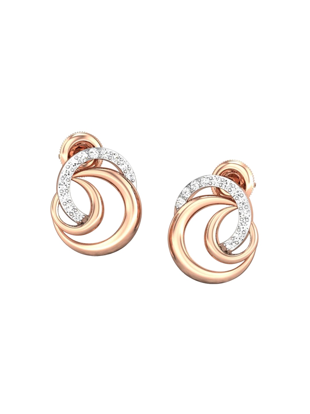 CANDERE A KALYAN JEWELLERS COMPANY 18KT (750) Rose Gold CZ Studded Earrings-2.09 gm
CANDERE A KALYAN JEWELLERS COMPANY 18KT (750) Rose Gold CZ Studded Earrings-2.09 gm