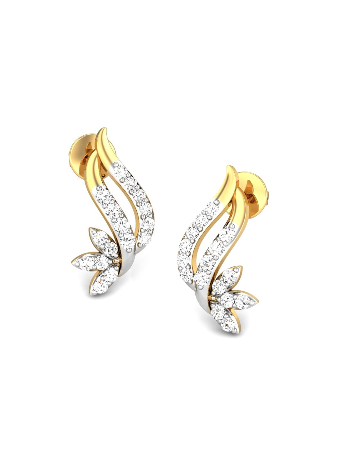 CANDERE A KALYAN JEWELLERS COMPANY 18KT (750) Gold Cubic Zirconia Studded Earrings-2.2 gm
CANDERE A KALYAN JEWELLERS COMPANY 18KT (750) Gold Cubic Zirconia Studded Earrings-2.2 gm