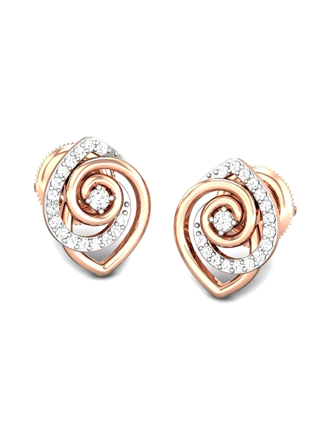 CANDERE A KALYAN JEWELLERS COMPANY 18KT (750) Rose Gold CZ Studded Earrings-2.16 gm
CANDERE A KALYAN JEWELLERS COMPANY 18KT (750) Rose Gold CZ Studded Earrings-2.16 gm