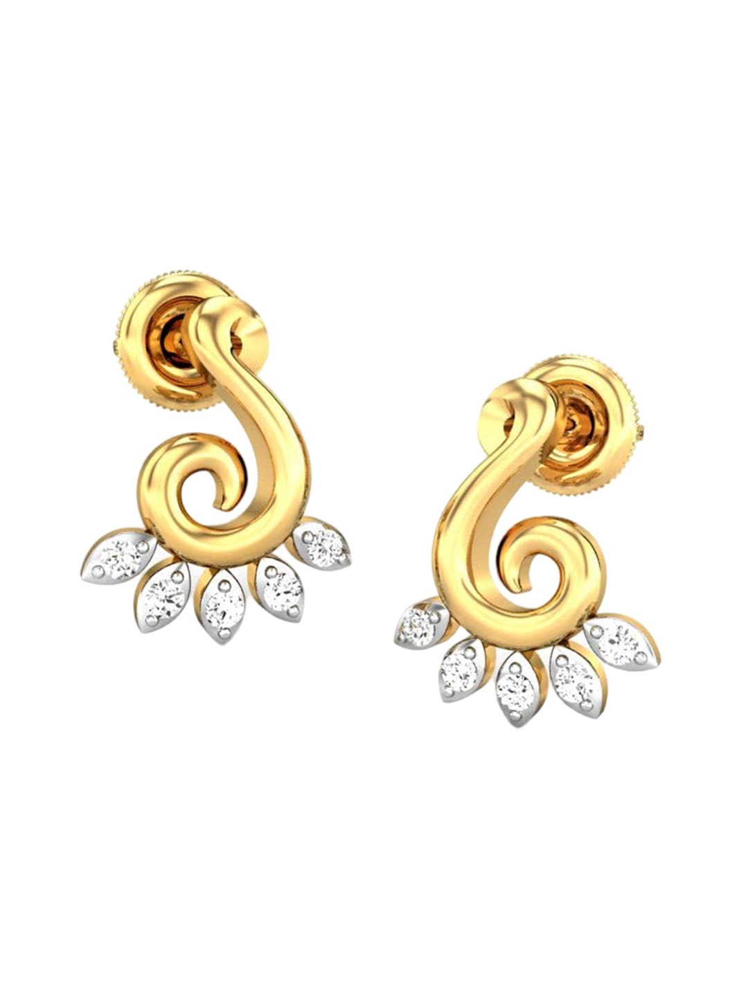 CANDERE A KALYAN JEWELLERS COMPANY 22KT (916) Gold Cubic Zirconia Studded Earrings-2.31 gm
CANDERE A KALYAN JEWELLERS COMPANY 22KT (916) Gold Cubic Zirconia Studded Earrings-2.31 gm