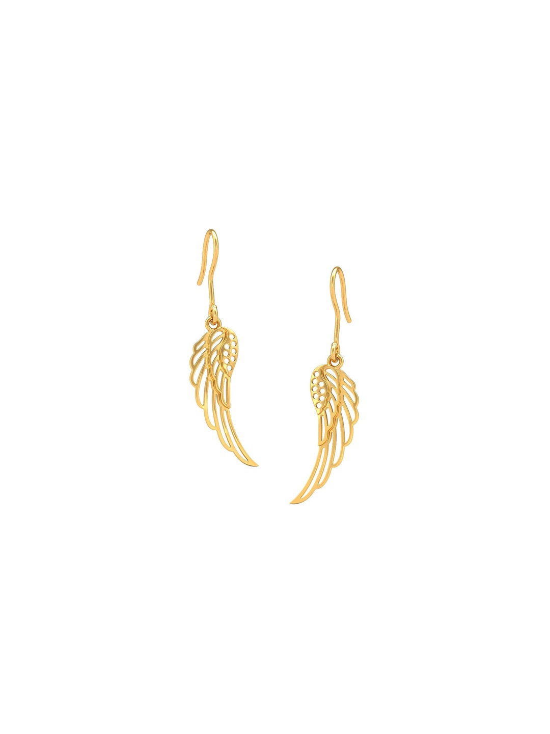 CANDERE A KALYAN JEWELLERS COMPANY 14KT (585) BIS Hallmark Gold Dangle Earrings-1.75 gm
CANDERE A KALYAN JEWELLERS COMPANY 14KT (585) BIS Hallmark Gold Dangle Earrings-1.75 gm