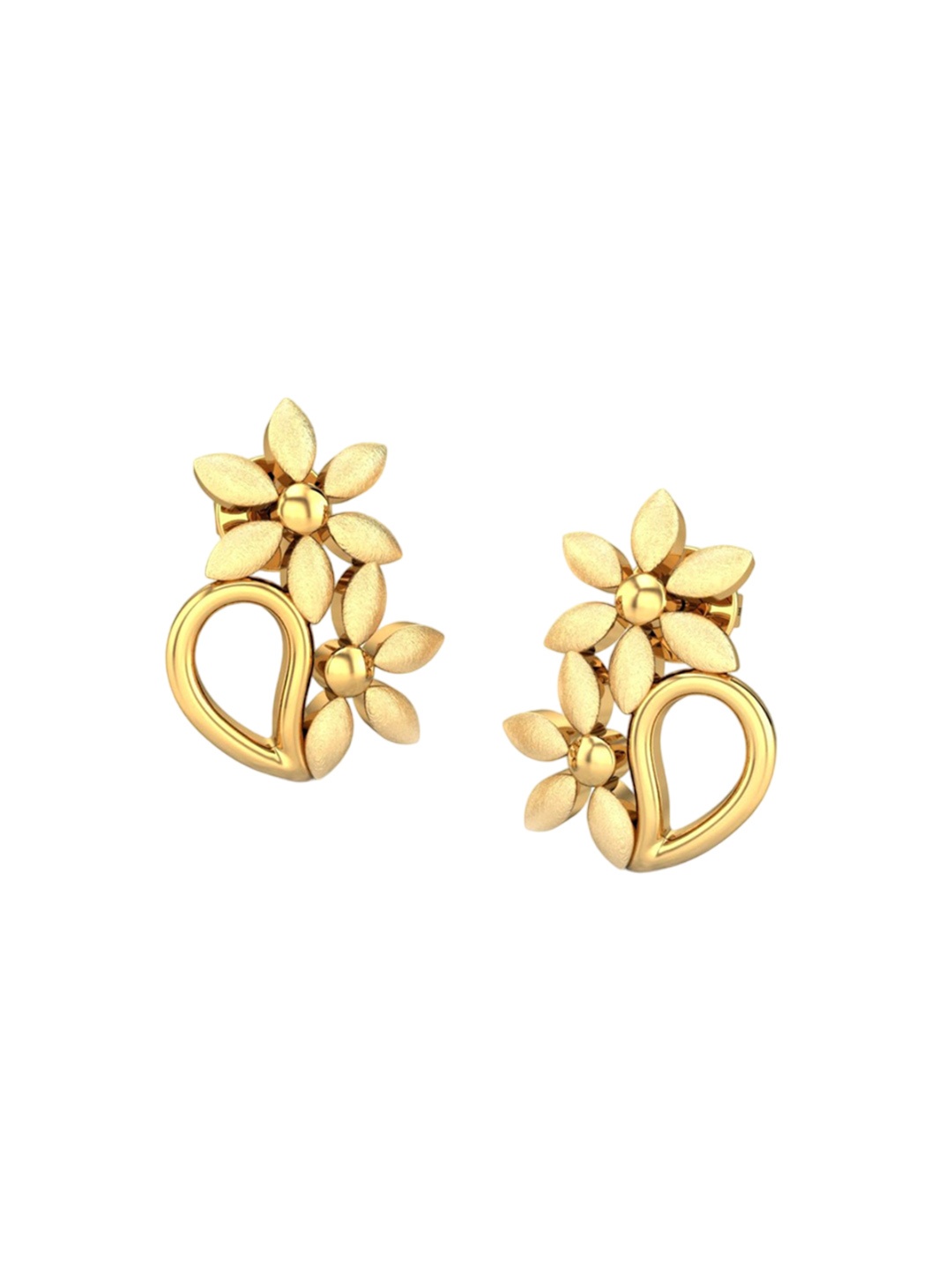 CANDERE A KALYAN JEWELLERS COMPANY 18KT (750) BIS Hallmark Gold Stud Earrings 3.51gm
CANDERE A KALYAN JEWELLERS COMPANY 18KT (750) BIS Hallmark Gold Stud Earrings 3.51gm