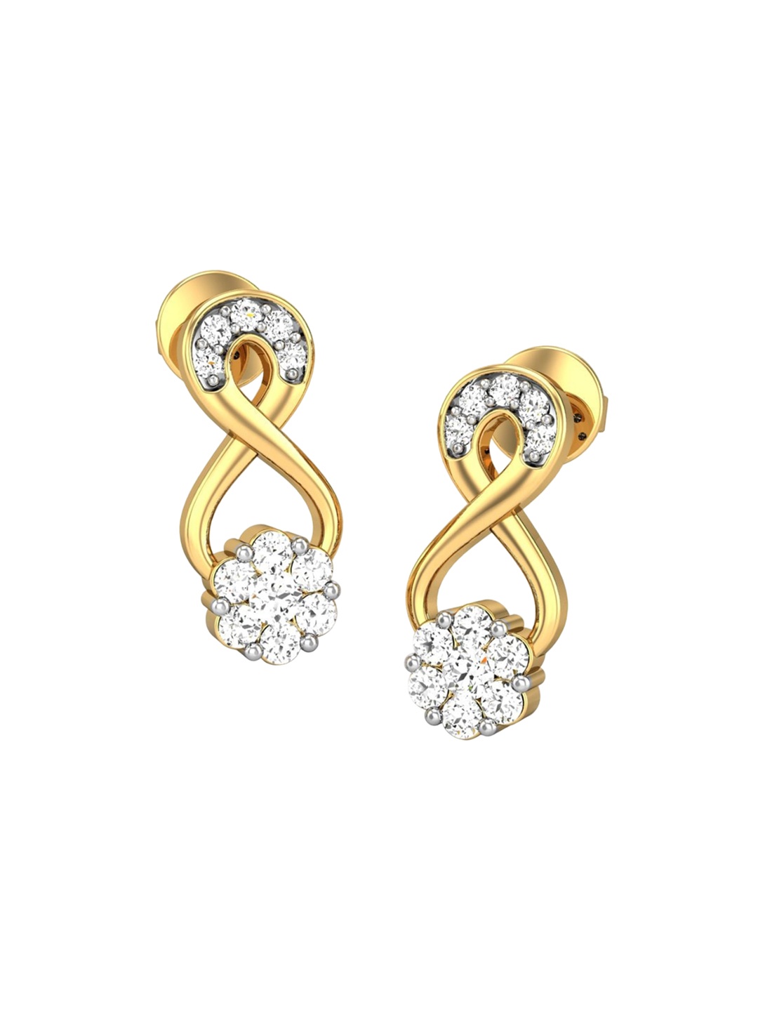 CANDERE A KALYAN JEWELLERS COMPANY 18KT (750) Gold Cubic Zirconia Studded Earrings-2.42 gm
CANDERE A KALYAN JEWELLERS COMPANY 18KT (750) Gold Cubic Zirconia Studded Earrings-2.42 gm