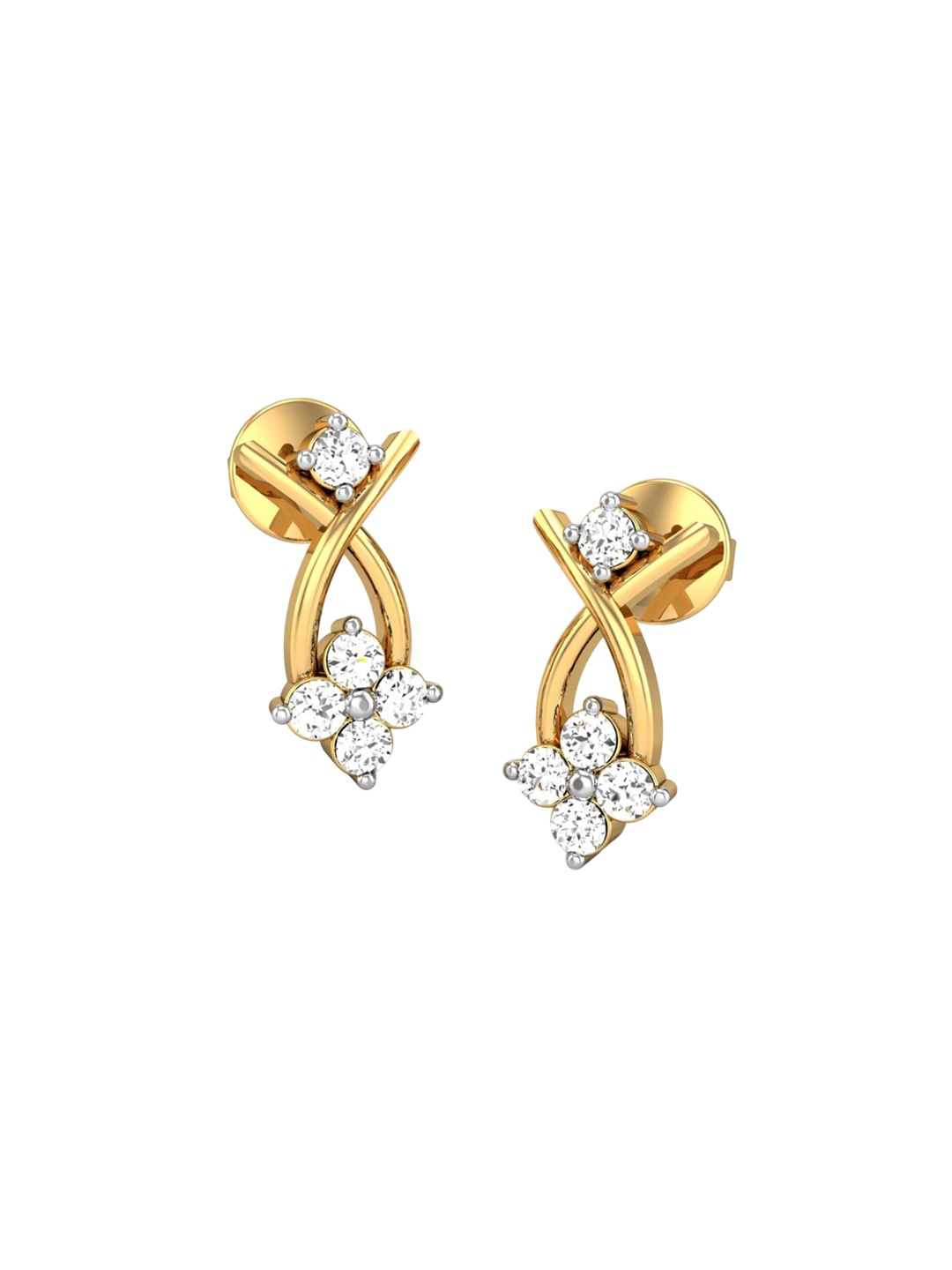 CANDERE A KALYAN JEWELLERS COMPANY BIS Hallmark 22K Gold CZ Studded Earrings-2.53gm
CANDERE A KALYAN JEWELLERS COMPANY BIS Hallmark 22K Gold CZ Studded Earrings-2.53gm