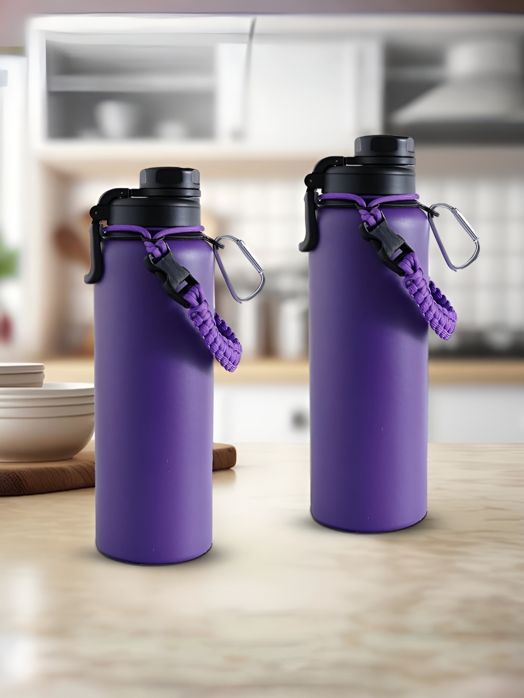 The Better Home Purple 2 Pcs Single Wall Vacuum Stainless Steel Water Bottles 960 ml Each
The Better Home Purple 2 Pcs Single Wall Vacuum Stainless Steel Water Bottles 960 ml Each