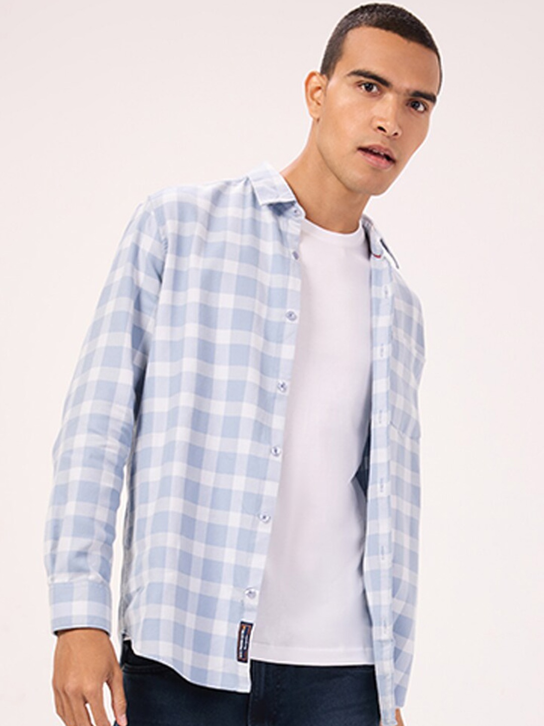 Bombay High Comfort Tartan Checked Spread Collar Long Sleeves Cotton Casual Shirt, Blue
Bombay High Comfort Tartan Checked Spread Collar Long Sleeves Cotton Casual Shirt, Blue