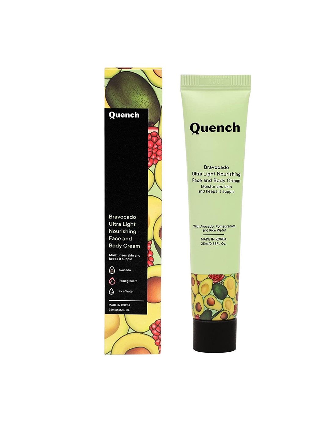 Quench Avocado Nourishing Body Lotion With Rice Water For Smooth & Plump Skin - 25ml, Na
Quench Avocado Nourishing Body Lotion With Rice Water For Smooth & Plump Skin - 25ml, Na
