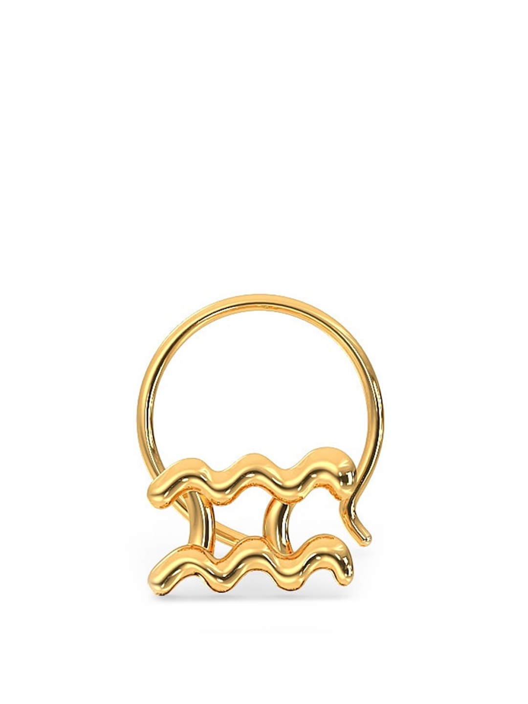 CANDERE A KALYAN JEWELLERS COMPANY BIS Hallmark 18KT Gold Aquarius Zodiac Nosepin-0.25gm
CANDERE A KALYAN JEWELLERS COMPANY BIS Hallmark 18KT Gold Aquarius Zodiac Nosepin-0.25gm