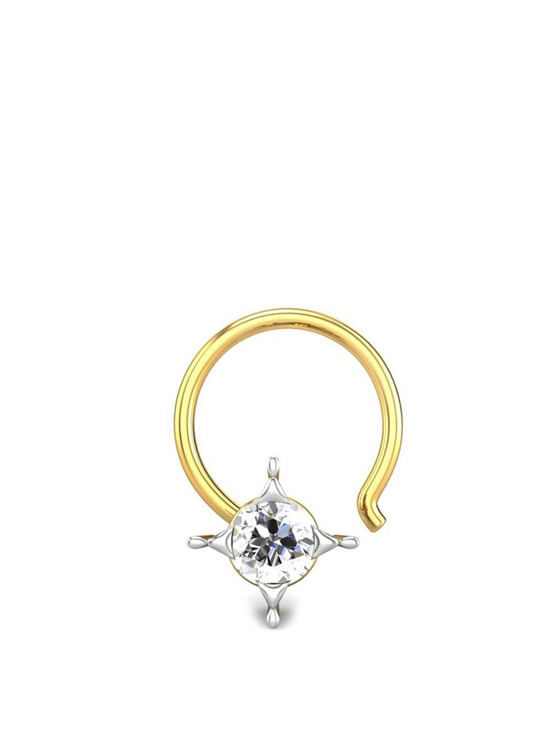 CANDERE A KALYAN JEWELLERS COMPANY BIS Hallmark18KT Gold Diamond Nosepin-0.27gm
CANDERE A KALYAN JEWELLERS COMPANY BIS Hallmark18KT Gold Diamond Nosepin-0.27gm