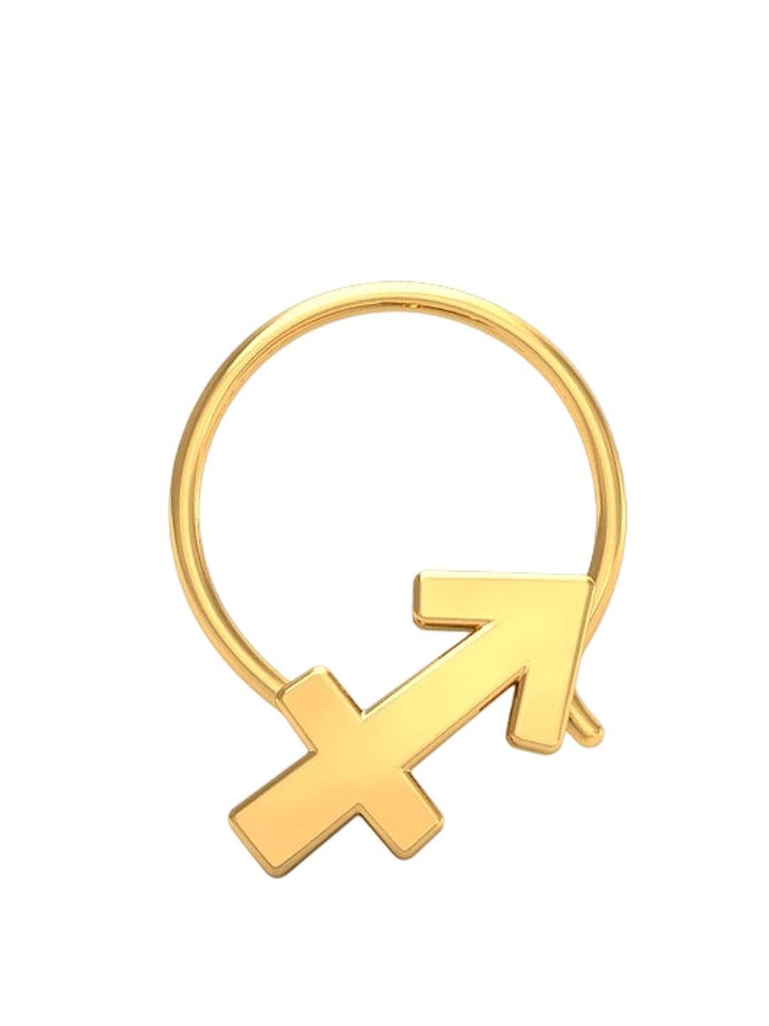 CANDERE A KALYAN JEWELLERS COMPANY BIS Hallmark 18KT Gold Sagittarius Zodiac Nosepin0.22gm
CANDERE A KALYAN JEWELLERS COMPANY BIS Hallmark 18KT Gold Sagittarius Zodiac Nosepin0.22gm