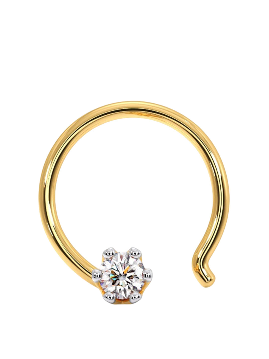 CANDERE A KALYAN JEWELLERS COMPANY BIS Hallmark18KT Gold Diamond Nosepin-0.26gm
CANDERE A KALYAN JEWELLERS COMPANY BIS Hallmark18KT Gold Diamond Nosepin-0.26gm