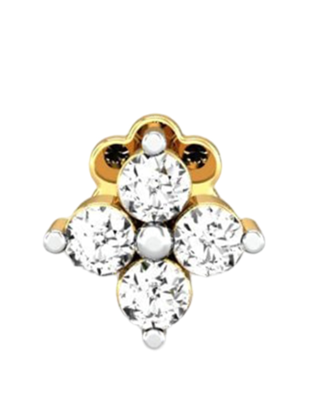 CANDERE A KALYAN JEWELLERS COMPANY BIS Hallmark 18KT Gold Diamond Nosepin - 0.52 gm
CANDERE A KALYAN JEWELLERS COMPANY BIS Hallmark 18KT Gold Diamond Nosepin - 0.52 gm