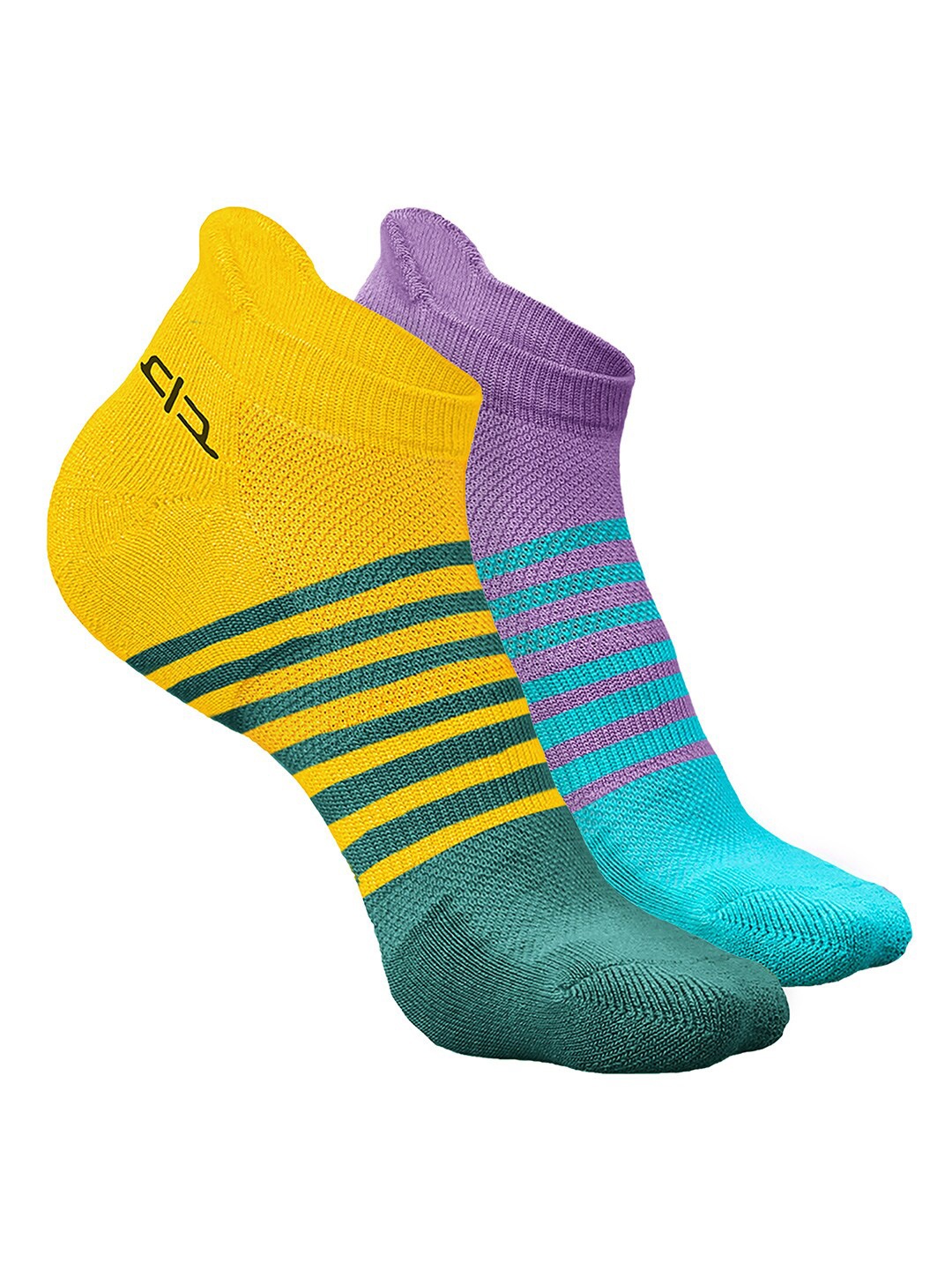 Heelium Men Pack of 2 Bamboo Super Soft & Odour-Free Breathable Striped Ankle-Length Socks, Green
Heelium Men Pack of 2 Bamboo Super Soft & Odour-Free Breathable Striped Ankle-Length Socks, Green