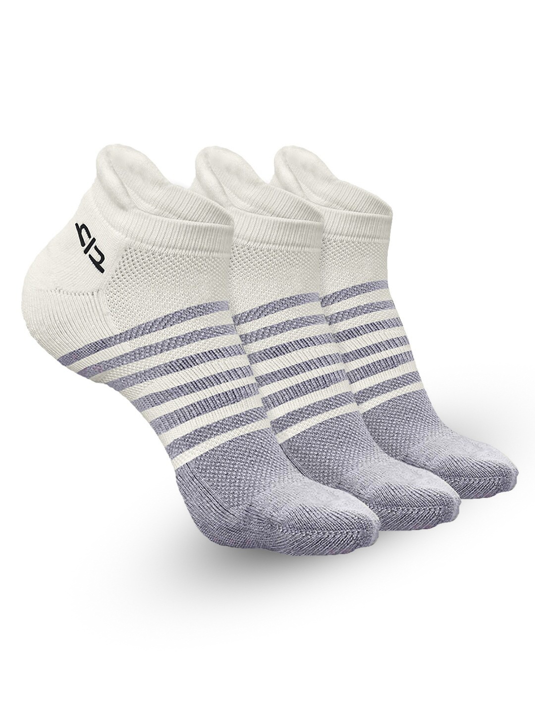 Heelium Men Pack of 3 Bamboo Super Soft & Odour-Free Breathable Striped Ankle-Length Socks, White
Heelium Men Pack of 3 Bamboo Super Soft & Odour-Free Breathable Striped Ankle-Length Socks, White