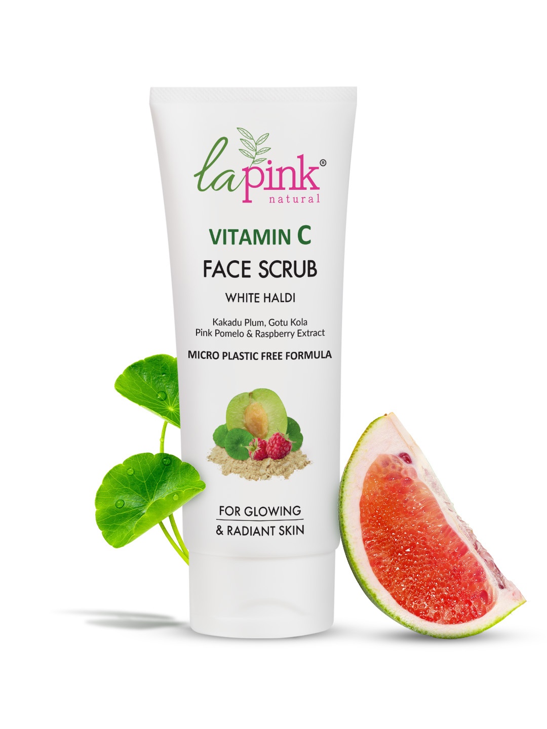 La Pink Vitamin C Brightening Face Scrub for Glowing Skin & Gentle Exfoliation - 100 g, White
La Pink Vitamin C Brightening Face Scrub for Glowing Skin & Gentle Exfoliation - 100 g, White