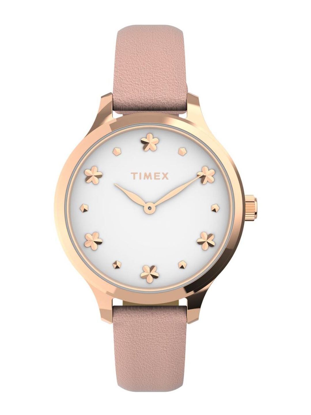 Timex Women Brass Embellished Dial & Leather Straps Analogue Watch TW2V23700, White
Timex Women Brass Embellished Dial & Leather Straps Analogue Watch TW2V23700, White