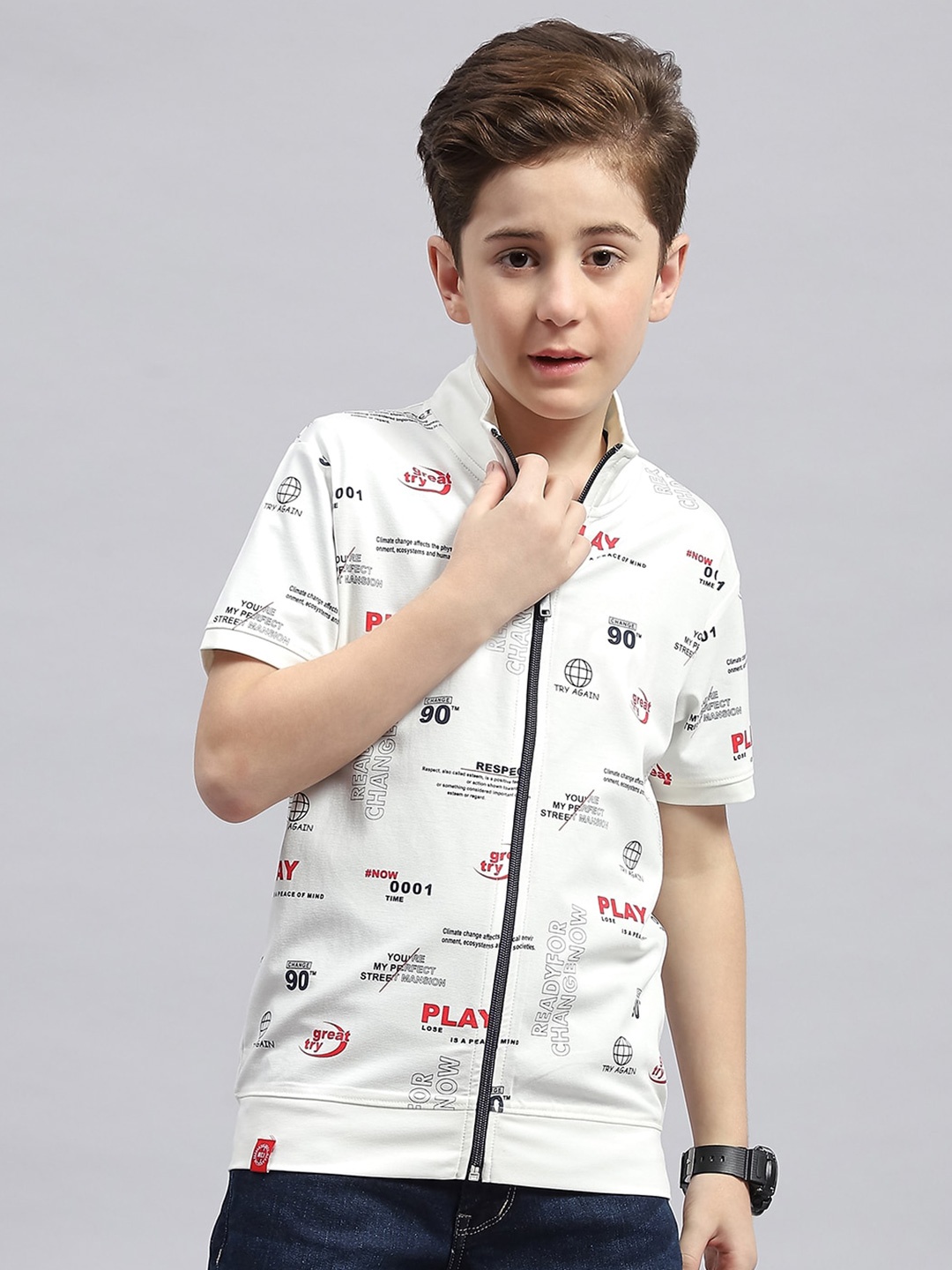 Monte Carlo Boys Pack of 2 Polo Collar Short Sleeves Regular Fit Cotton T-shirt, Navy blue
Monte Carlo Boys Pack of 2 Polo Collar Short Sleeves Regular Fit Cotton T-shirt, Navy blue