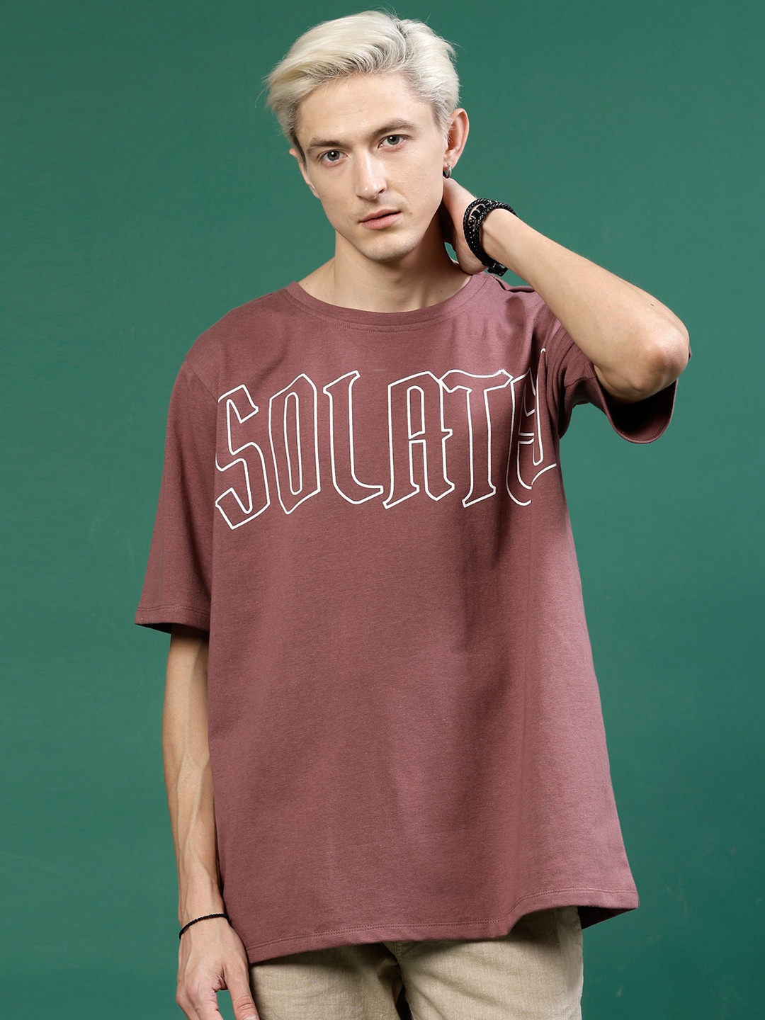 Rigo Graphic Printed Oversized Drop Shoulder Sleeves Pure Cotton Sports T-shirt, Mauve
Rigo Graphic Printed Oversized Drop Shoulder Sleeves Pure Cotton Sports T-shirt, Mauve