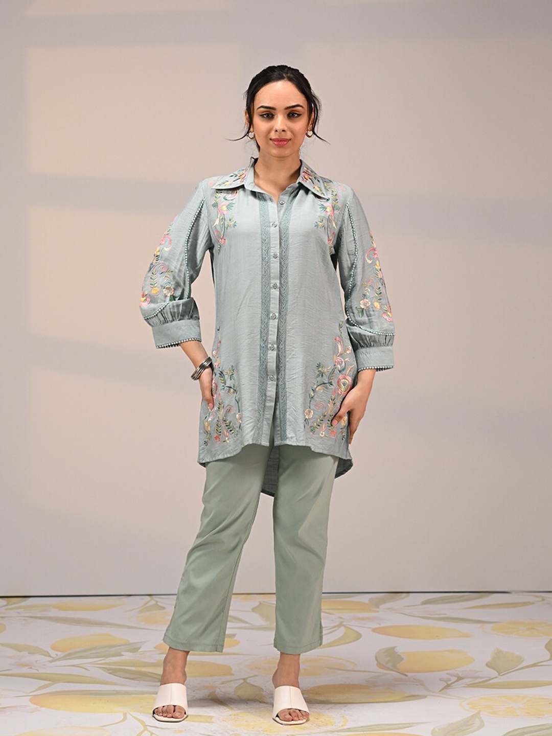Lakshita Floral Printed Spread Collar Cotton Smart Curved Tailored Fit Casual Shirt, Blue
Lakshita Floral Printed Spread Collar Cotton Smart Curved Tailored Fit Casual Shirt, Blue
