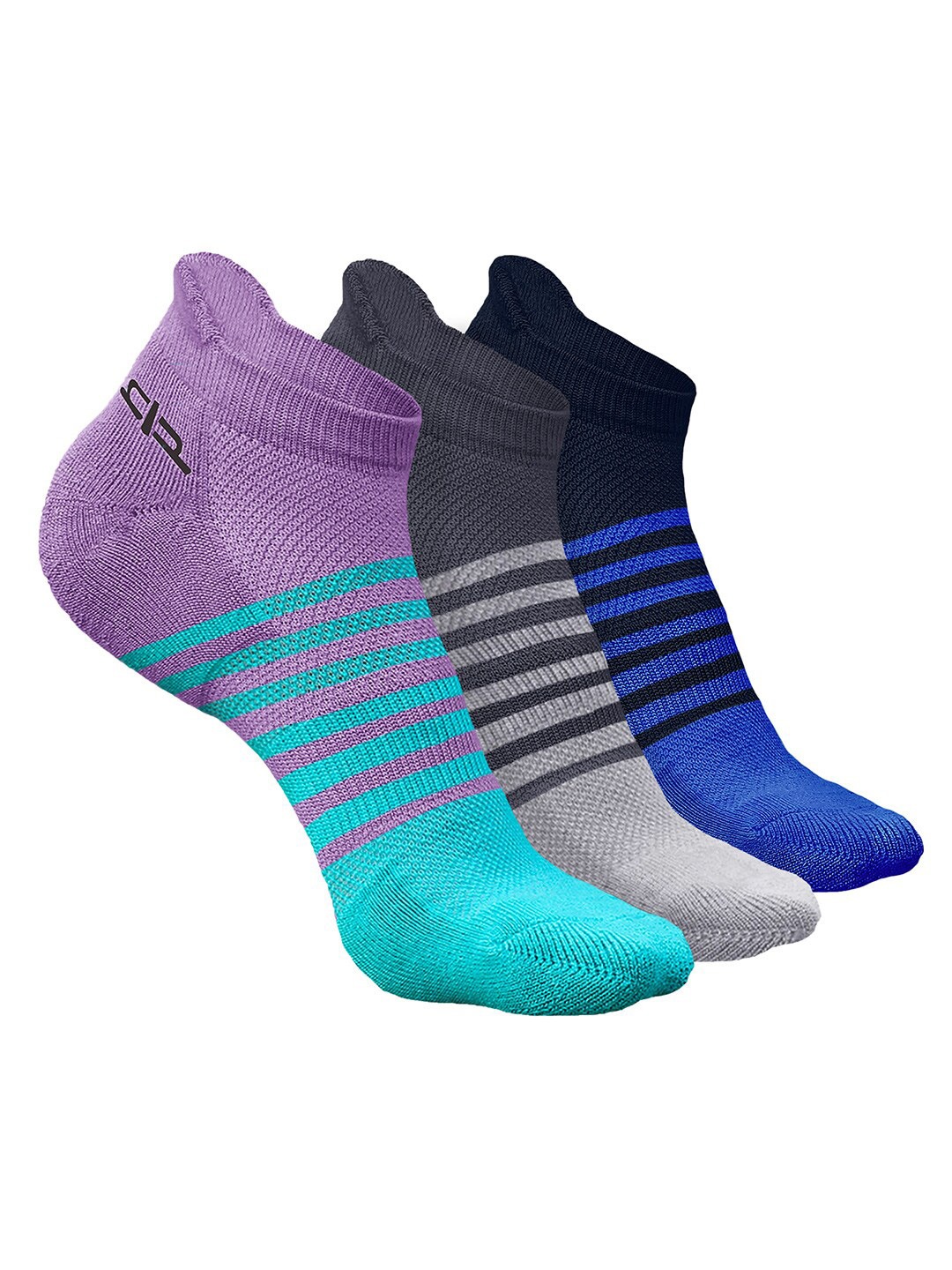 Heelium Men Pack of 3 Bamboo Super Soft & Odour-Free Breathable Striped Ankle-Length Socks, Purple
Heelium Men Pack of 3 Bamboo Super Soft & Odour-Free Breathable Striped Ankle-Length Socks, Purple