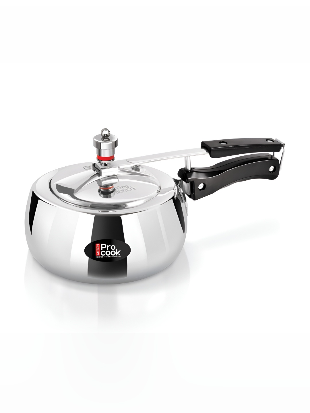 Milton Pro Cook Aluminium Induction Curve Pressure Cooker With Inner Lid 2 L, Silver
Milton Pro Cook Aluminium Induction Curve Pressure Cooker With Inner Lid 2 L, Silver