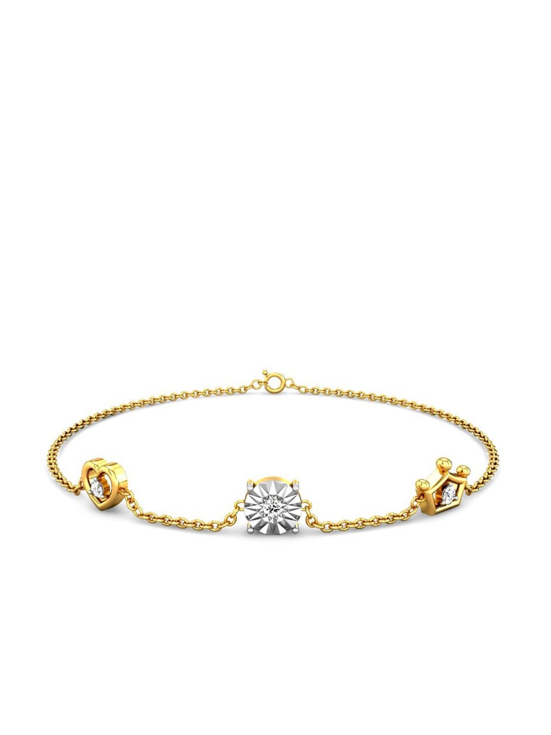 CANDERE A KALYAN JEWELLERS COMPANY 18KT (750) Gold Cubic Zirconia Studded Bracelet-2.95 gm
CANDERE A KALYAN JEWELLERS COMPANY 18KT (750) Gold Cubic Zirconia Studded Bracelet-2.95 gm