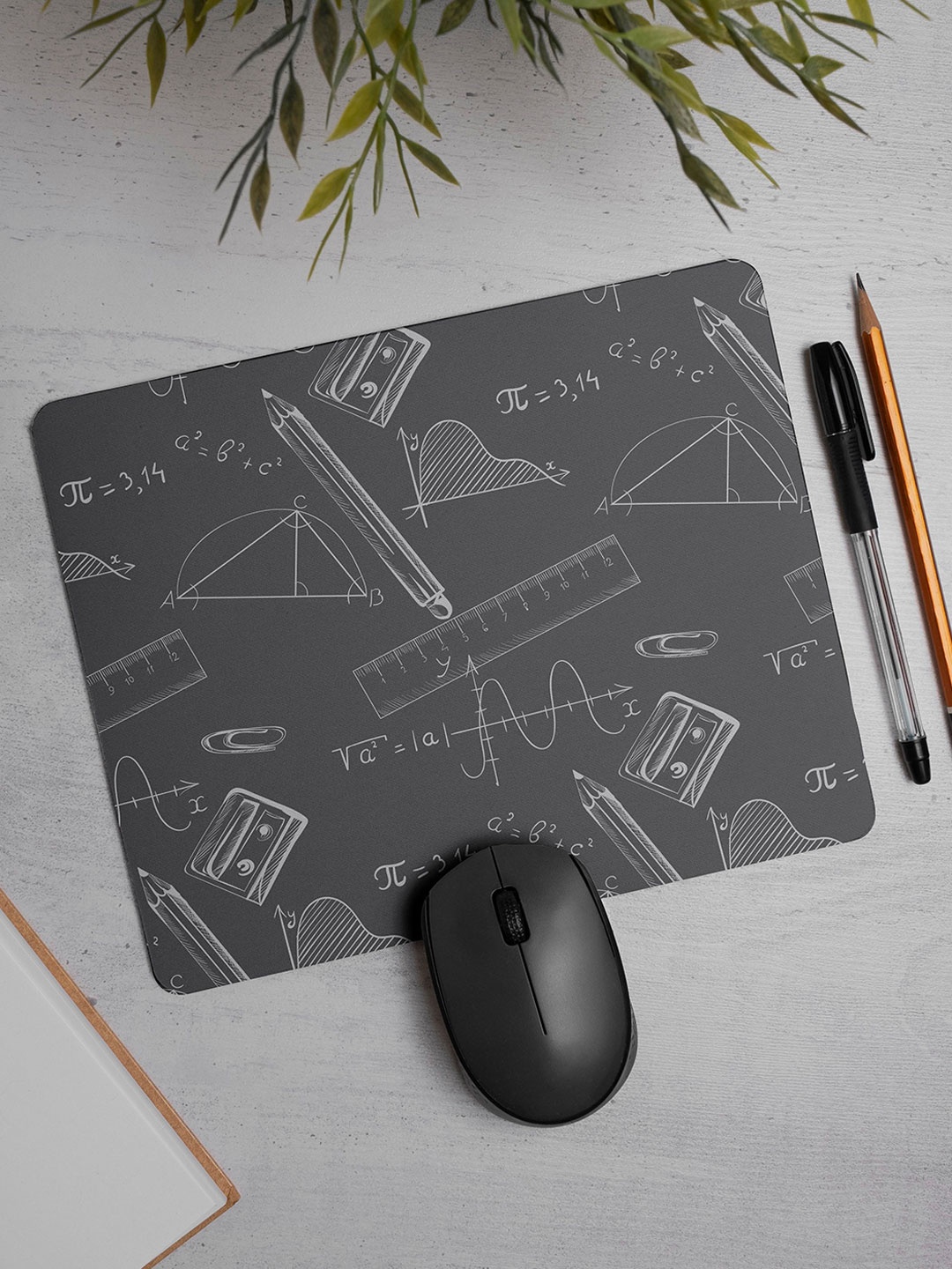 DecorTwist Geometric Printed Mouse Pad Non-Slip-Resistant Rubber Base Desk Mousepad, Grey
DecorTwist Geometric Printed Mouse Pad Non-Slip-Resistant Rubber Base Desk Mousepad, Grey