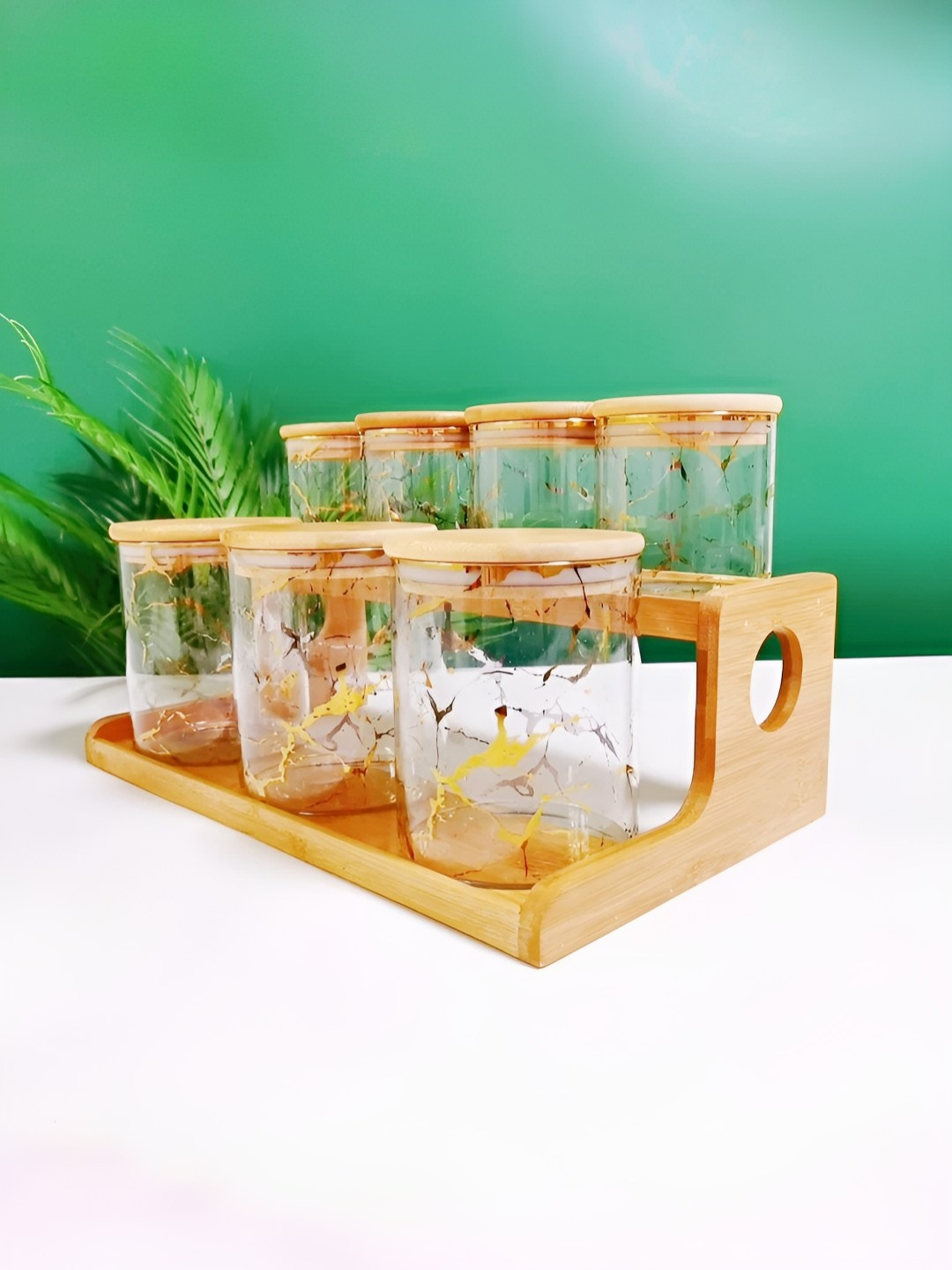 The Better Home 7-Pcs Transparent Glass Container Set