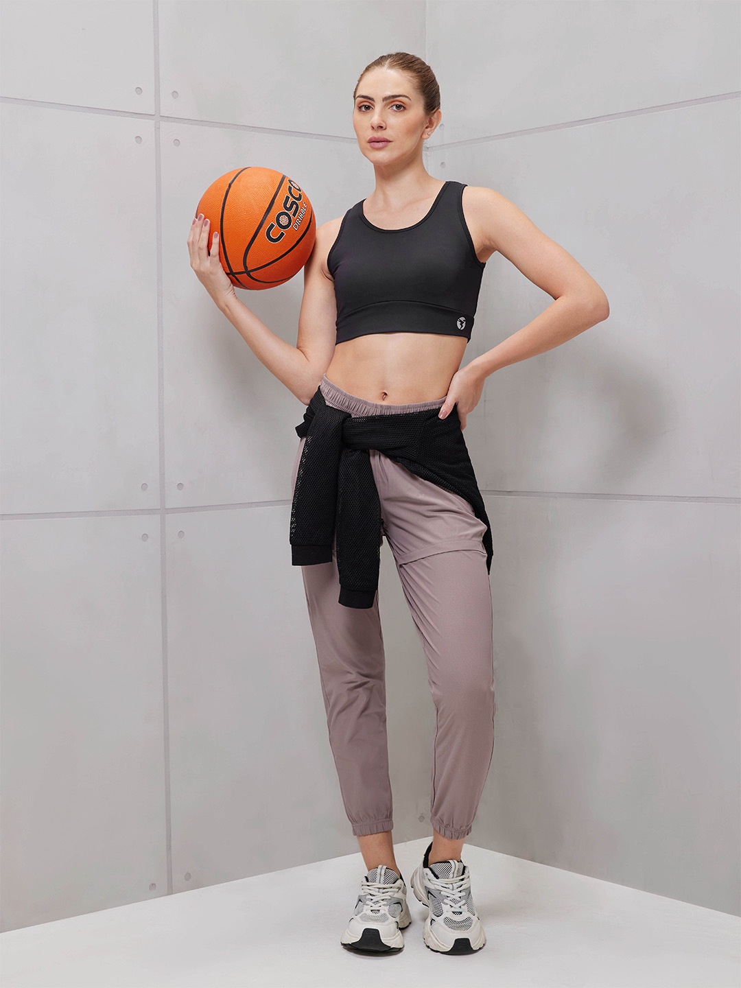 Technosport Full Coverage Lightly Padded ElastoPlus Workout Bra- Anti Microbial, Black
Technosport Full Coverage Lightly Padded ElastoPlus Workout Bra- Anti Microbial, Black