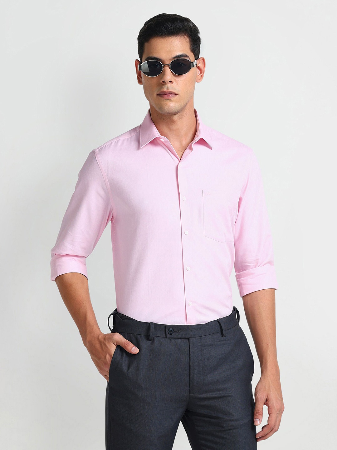 Arrow Regular Fit Spread Collar Opaque Twill Cotton Formal Shirt, Pink
Arrow Regular Fit Spread Collar Opaque Twill Cotton Formal Shirt, Pink