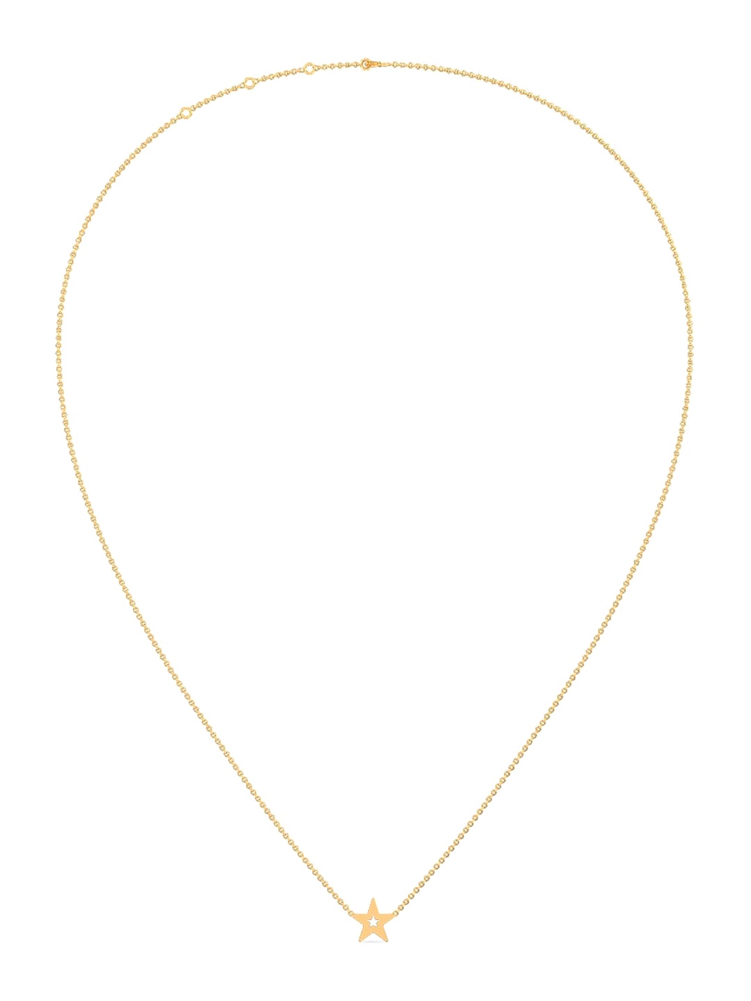 CANDERE A KALYAN JEWELLERS COMPANY 18KT (750) BIS Hallmark Gold Pendant With Chain-1.71 gm
CANDERE A KALYAN JEWELLERS COMPANY 18KT (750) BIS Hallmark Gold Pendant With Chain-1.71 gm