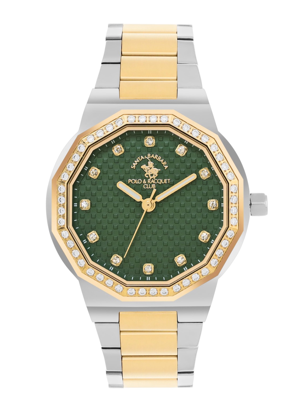 SANTA BARBARA POLO & RACQUET CLUB Women Stainless Steel Straps Analogue Watch SB.1.10552-4, Silver
SANTA BARBARA POLO & RACQUET CLUB Women Stainless Steel Straps Analogue Watch SB.1.10552-4, Silver