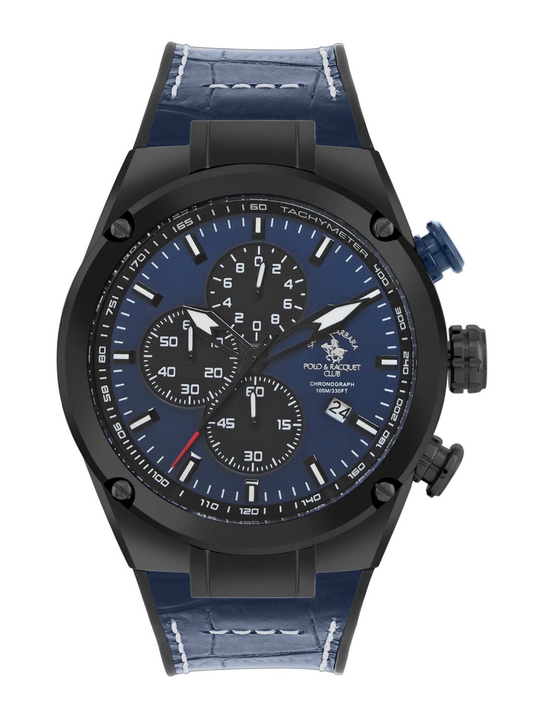 SANTA BARBARA POLO & RACQUET CLUB Men Analogue Chronograph Watch SB.3.10001-3, Blue
SANTA BARBARA POLO & RACQUET CLUB Men Analogue Chronograph Watch SB.3.10001-3, Blue